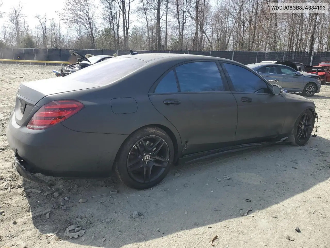 2018 Mercedes-Benz S 560 4Matic VIN: WDDUG8GB8JA384193 Lot: 49703435
