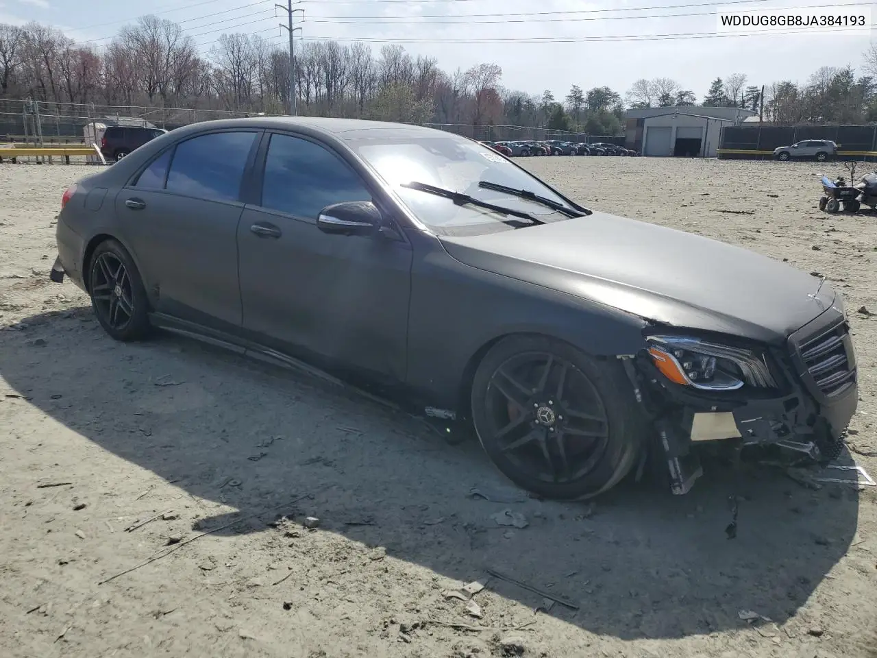 2018 Mercedes-Benz S 560 4Matic VIN: WDDUG8GB8JA384193 Lot: 49703435
