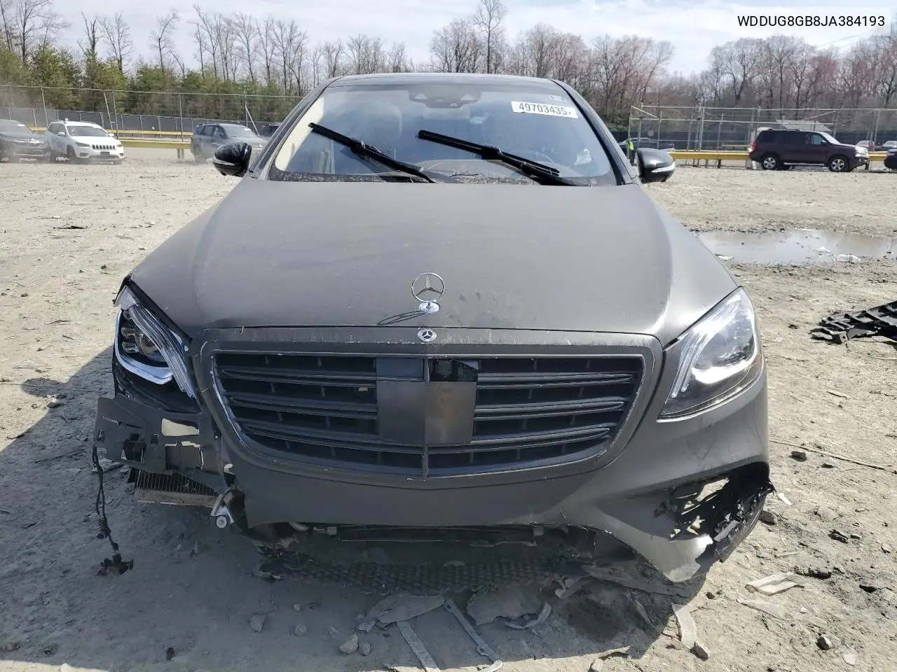 2018 Mercedes-Benz S 560 4Matic VIN: WDDUG8GB8JA384193 Lot: 49703435