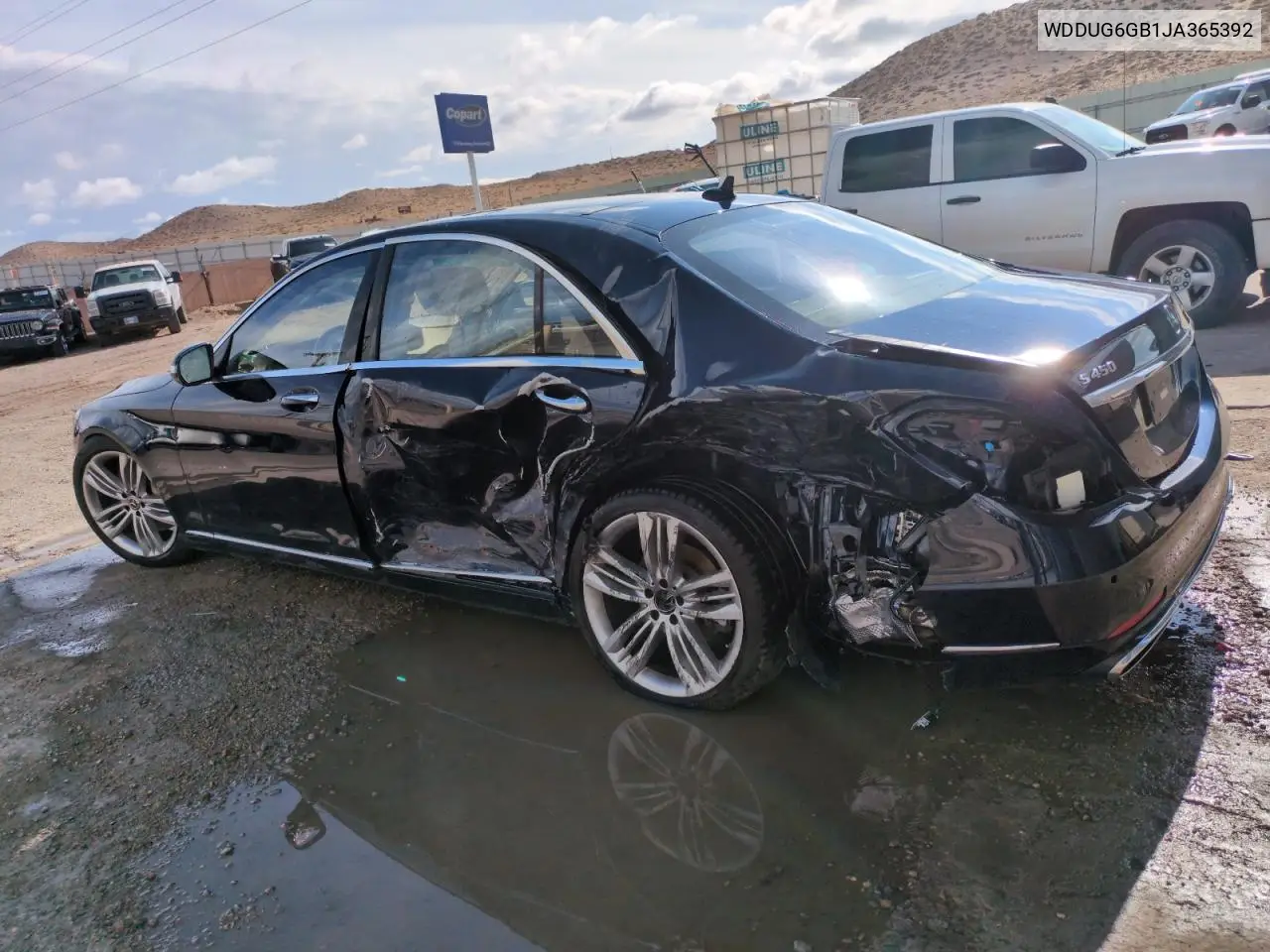 2018 Mercedes-Benz S 450 VIN: WDDUG6GB1JA365392 Lot: 53035785