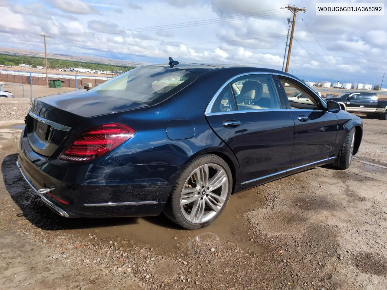 2018 Mercedes-Benz S 450 VIN: WDDUG6GB1JA365392 Lot: 53035785