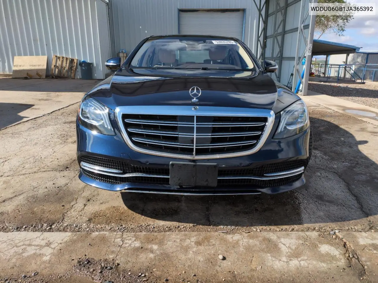 2018 Mercedes-Benz S 450 VIN: WDDUG6GB1JA365392 Lot: 53035785