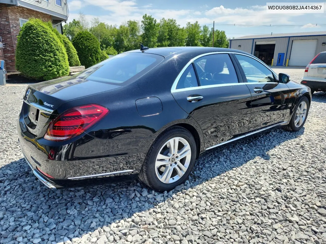 2018 Mercedes-Benz S 560 4Matic VIN: WDDUG8GB2JA414367 Lot: 62065625