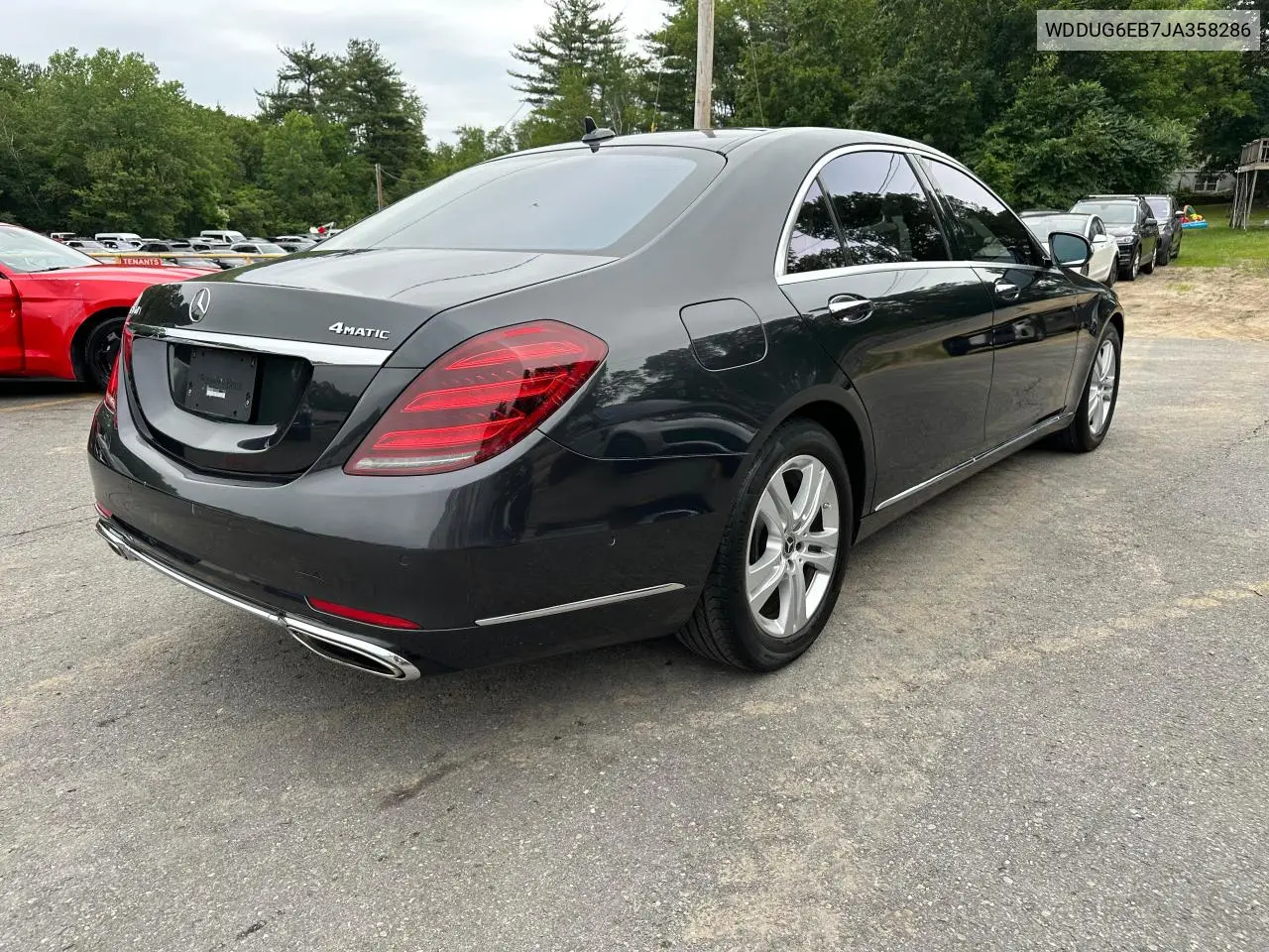 2018 Mercedes-Benz S 450 4Matic VIN: WDDUG6EB7JA358286 Lot: 62898215