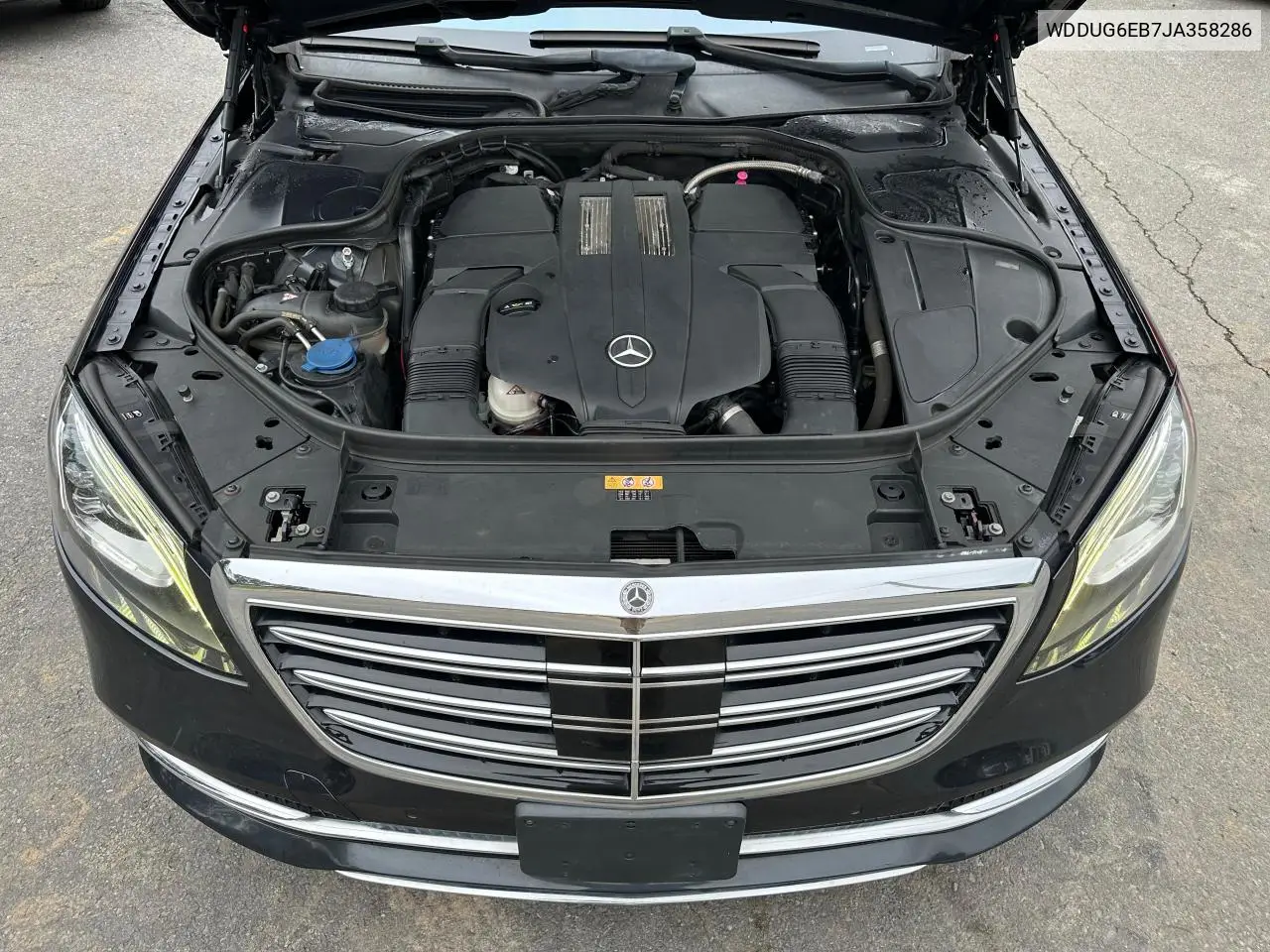 2018 Mercedes-Benz S 450 4Matic VIN: WDDUG6EB7JA358286 Lot: 62898215