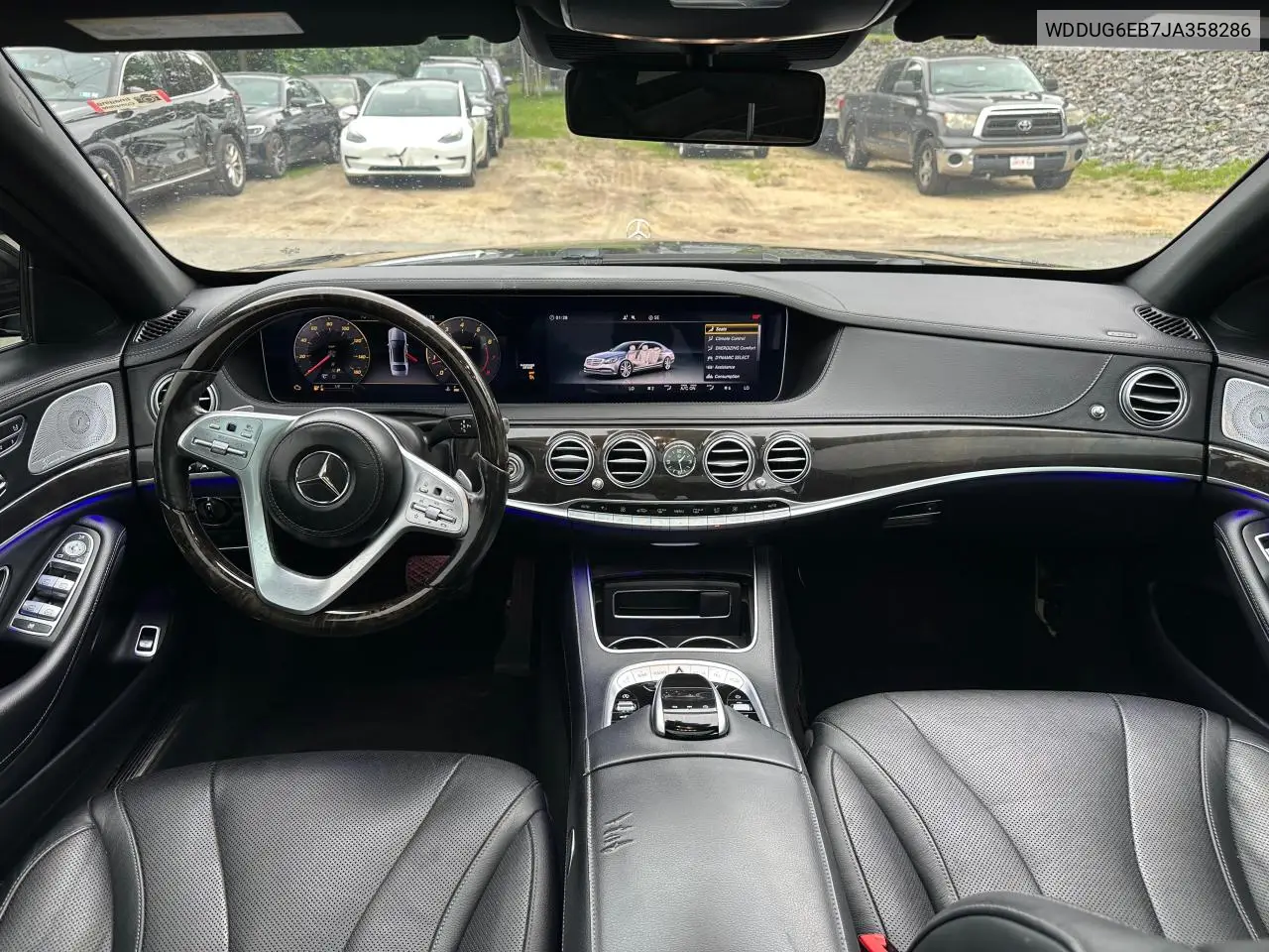 2018 Mercedes-Benz S 450 4Matic VIN: WDDUG6EB7JA358286 Lot: 62898215