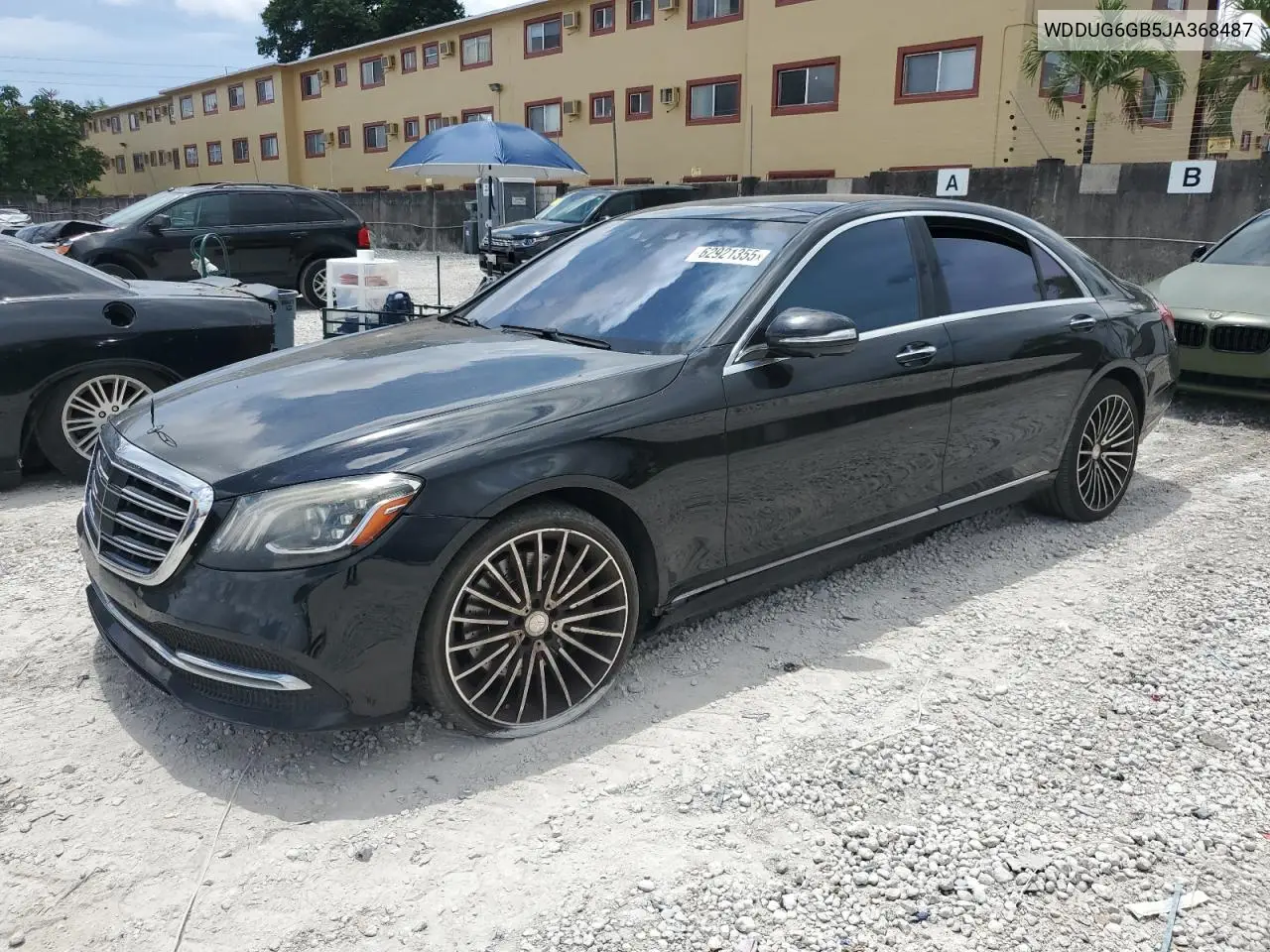2018 Mercedes-Benz S 450 VIN: WDDUG6GB5JA368487 Lot: 62921355
