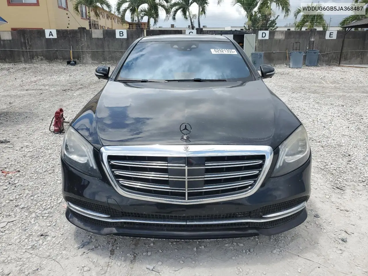2018 Mercedes-Benz S 450 VIN: WDDUG6GB5JA368487 Lot: 62921355
