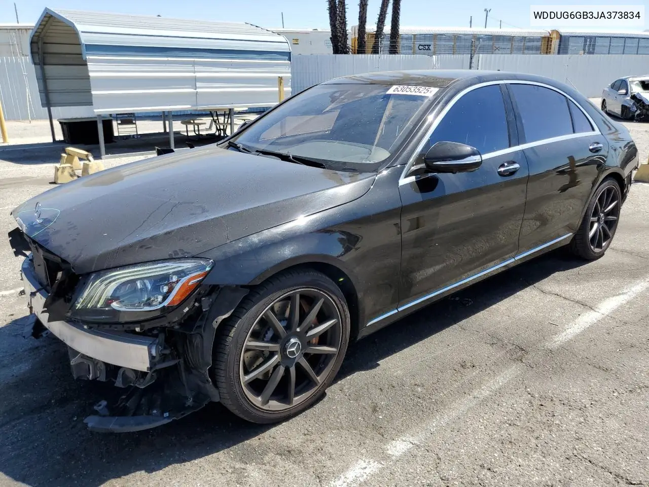 WDDUG6GB3JA373834 2018 Mercedes-Benz S 450