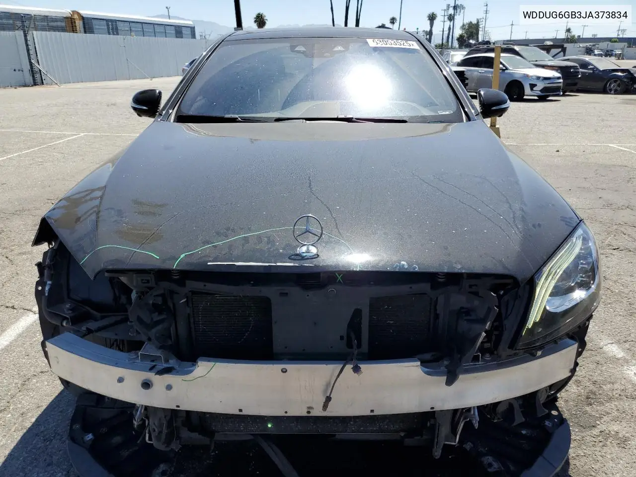 WDDUG6GB3JA373834 2018 Mercedes-Benz S 450