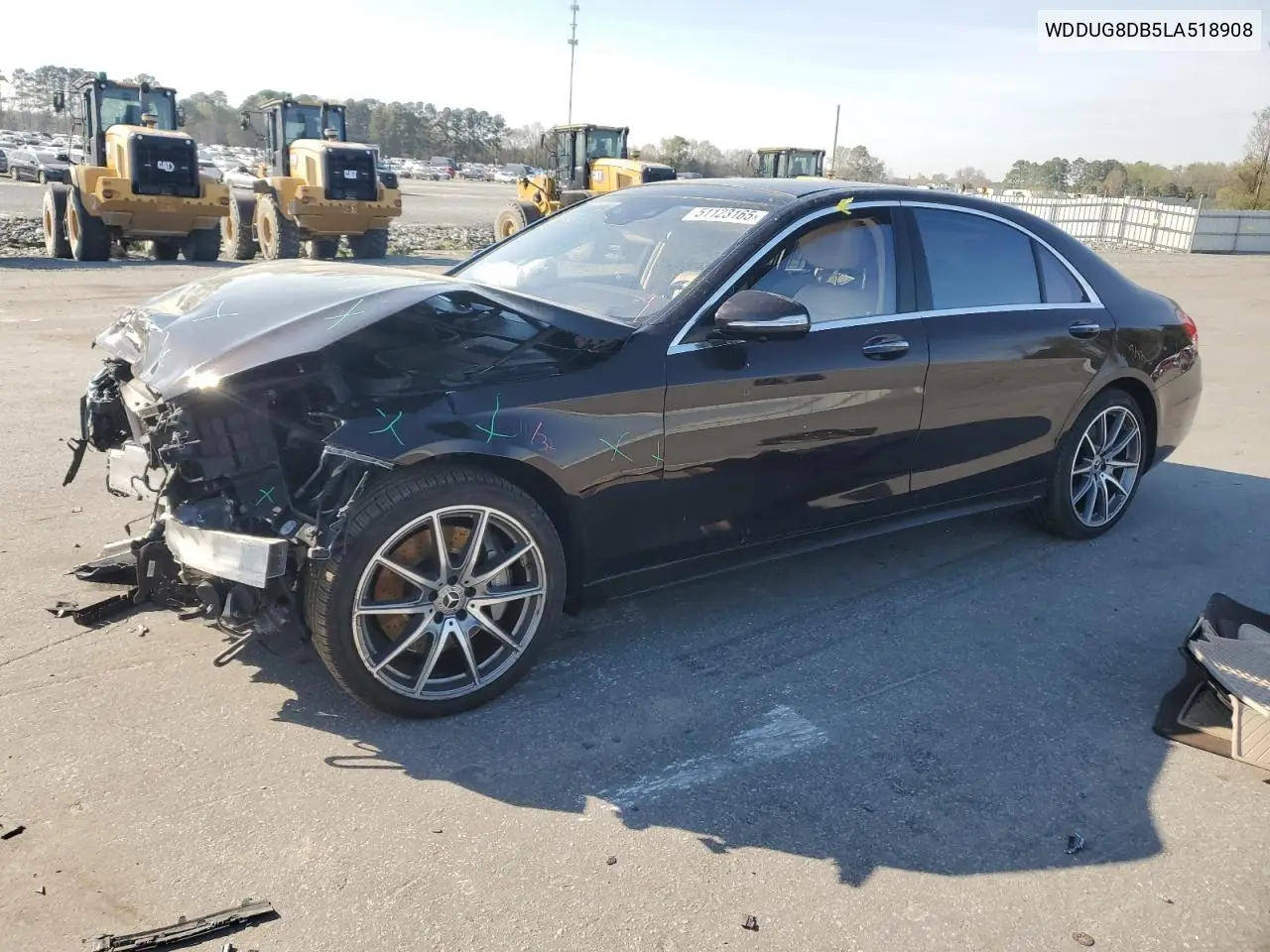 2020 Mercedes-Benz S 560 VIN: WDDUG8DB5LA518908 Lot: 51123165