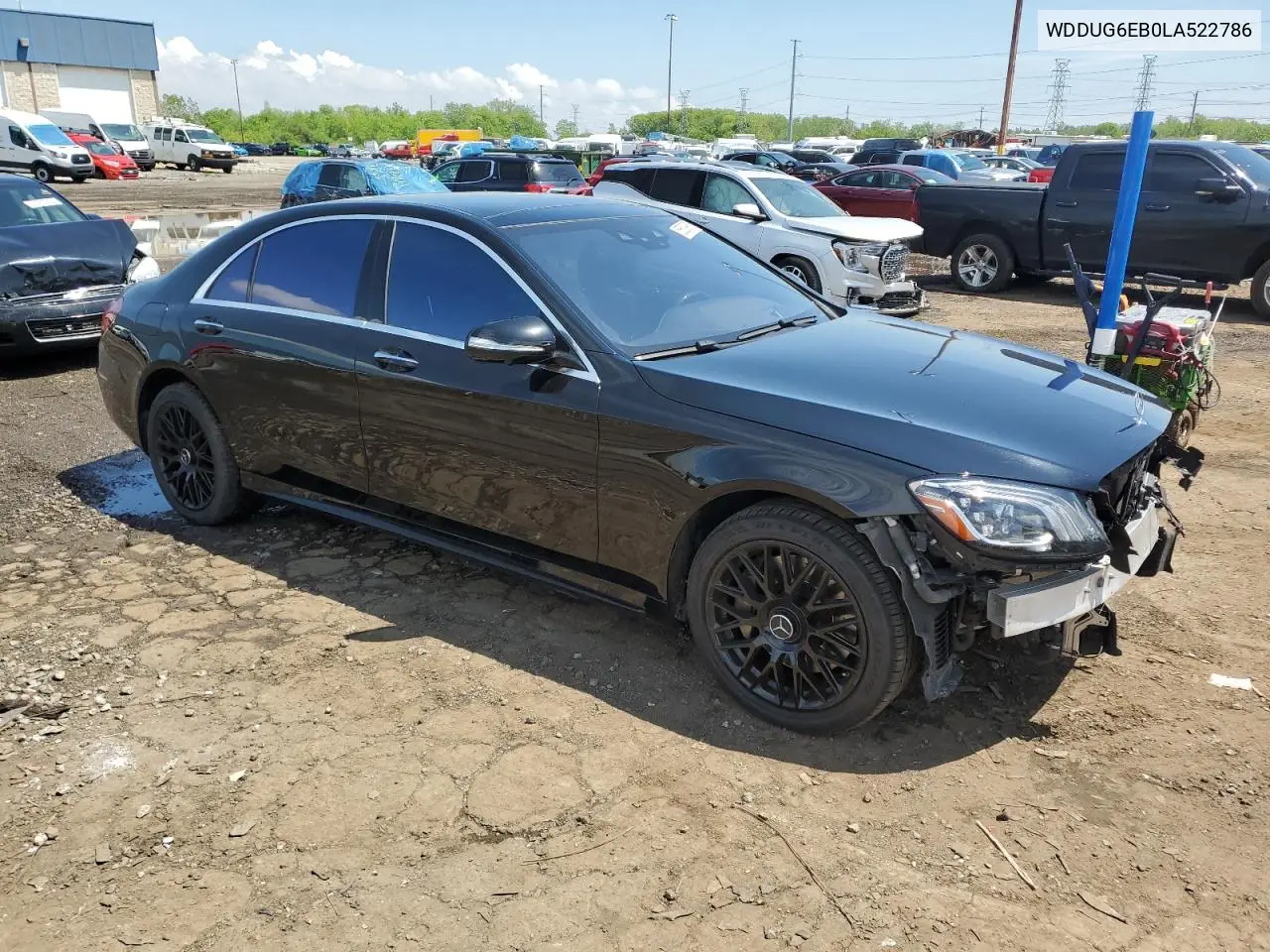 2020 Mercedes-Benz S 450 4Matic VIN: WDDUG6EB0LA522786 Lot: 56539965