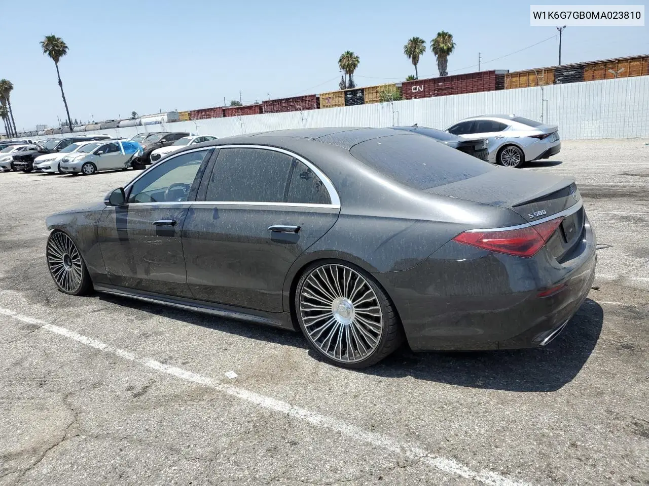 2021 Mercedes-Benz S 580 4Matic VIN: W1K6G7GB0MA023810 Lot: 61947495