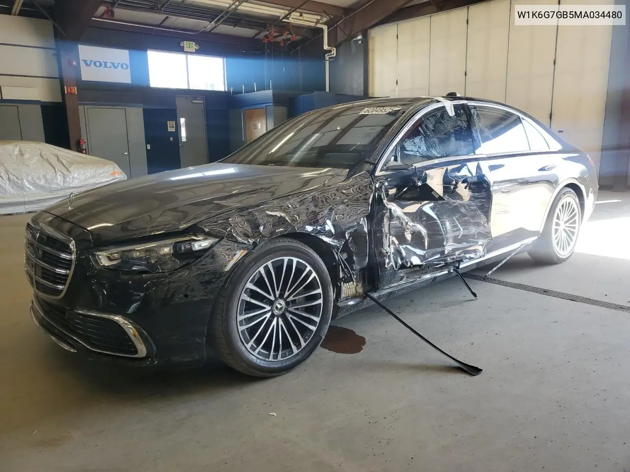 2021 Mercedes-Benz S 580 4Matic VIN: W1K6G7GB5MA034480 Lot: 62049525