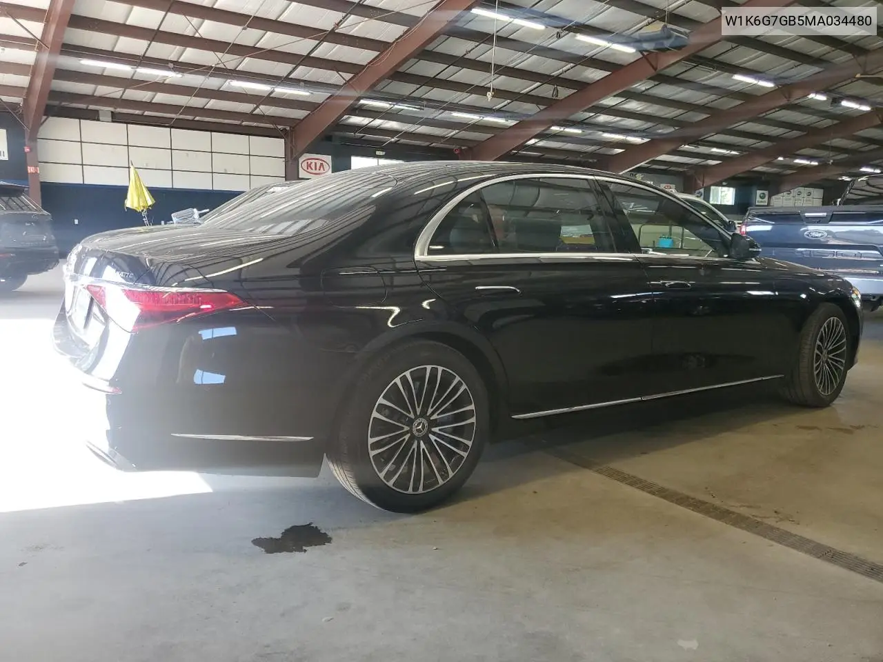 2021 Mercedes-Benz S 580 4Matic VIN: W1K6G7GB5MA034480 Lot: 62049525