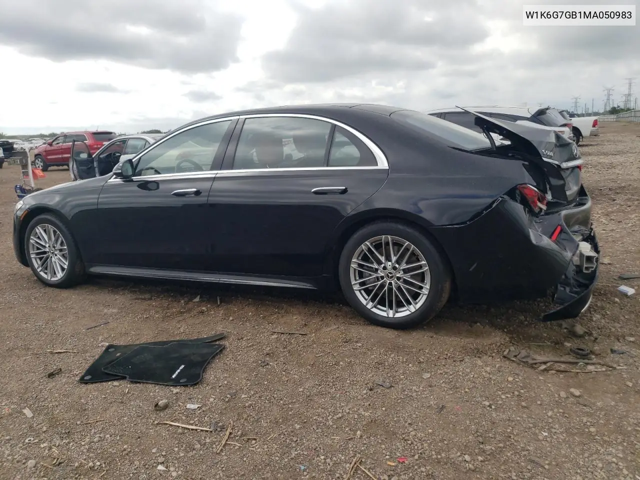 2021 Mercedes-Benz S 580 4Matic VIN: W1K6G7GB1MA050983 Lot: 62646315