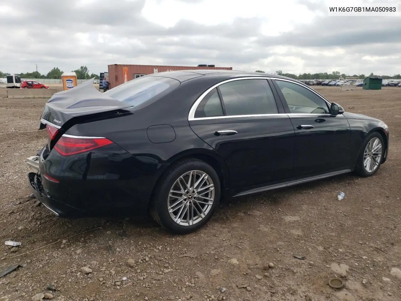 2021 Mercedes-Benz S 580 4Matic VIN: W1K6G7GB1MA050983 Lot: 62646315