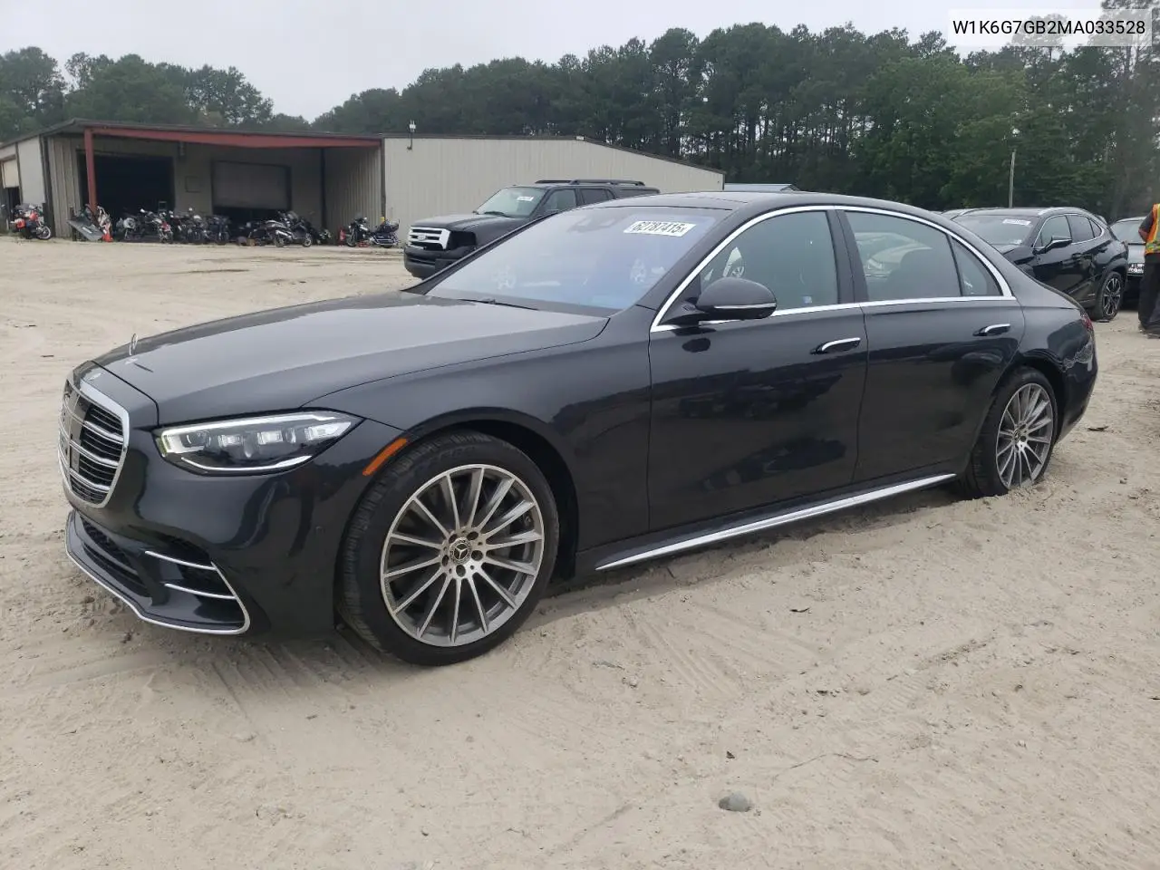 2021 Mercedes-Benz S 580 4Matic VIN: W1K6G7GB2MA033528 Lot: 62787415