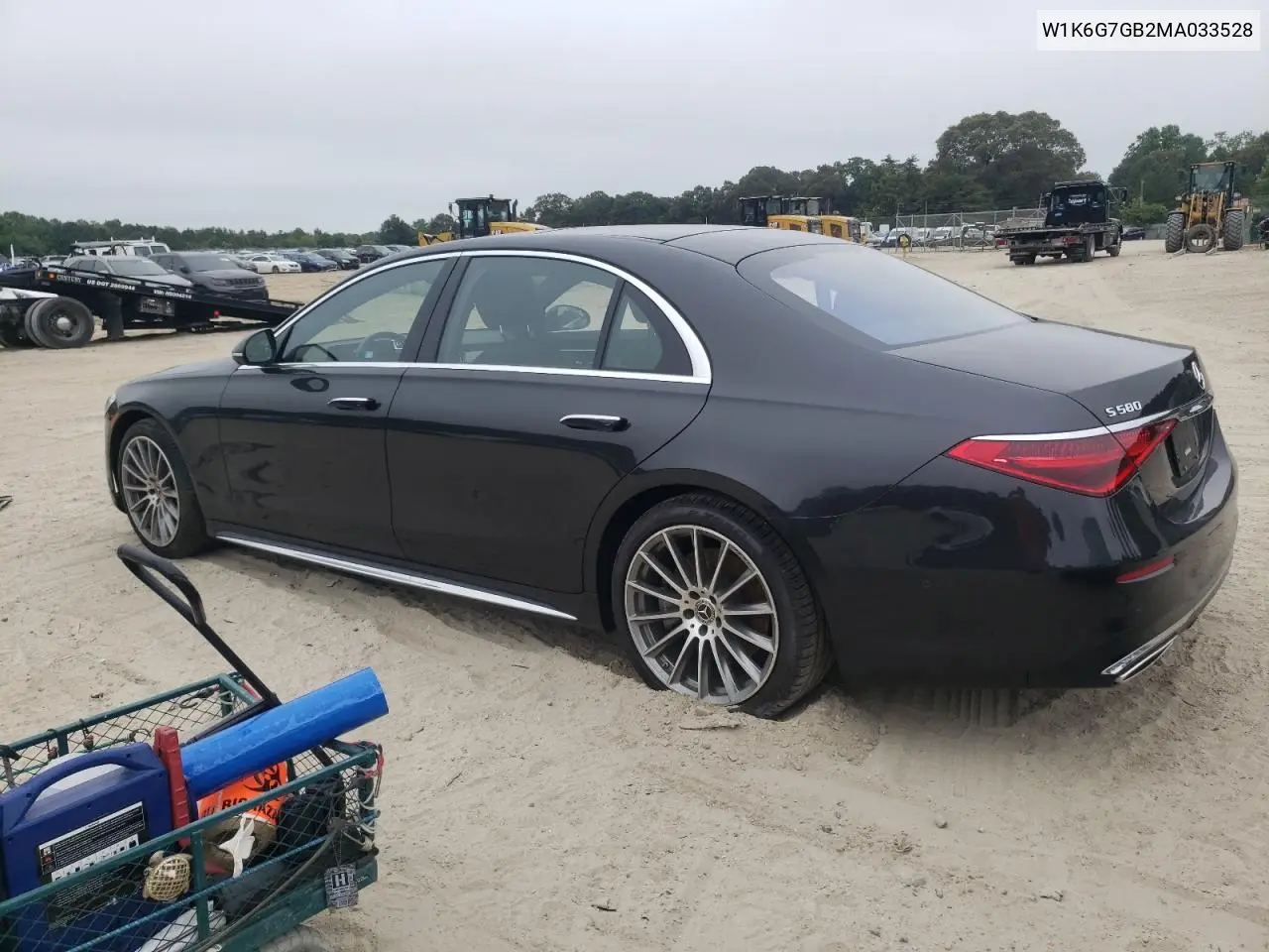 2021 Mercedes-Benz S 580 4Matic VIN: W1K6G7GB2MA033528 Lot: 62787415