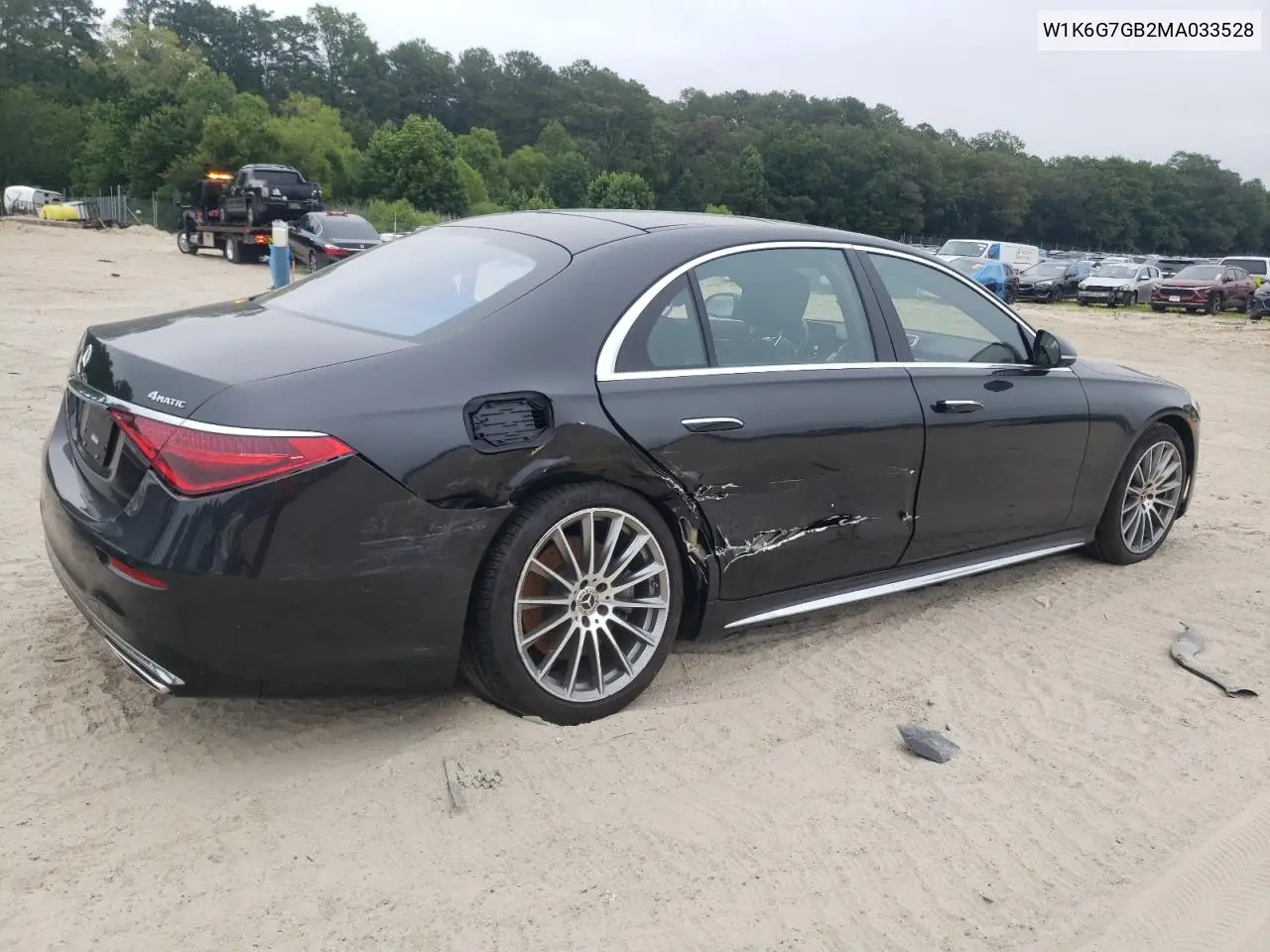 2021 Mercedes-Benz S 580 4Matic VIN: W1K6G7GB2MA033528 Lot: 62787415