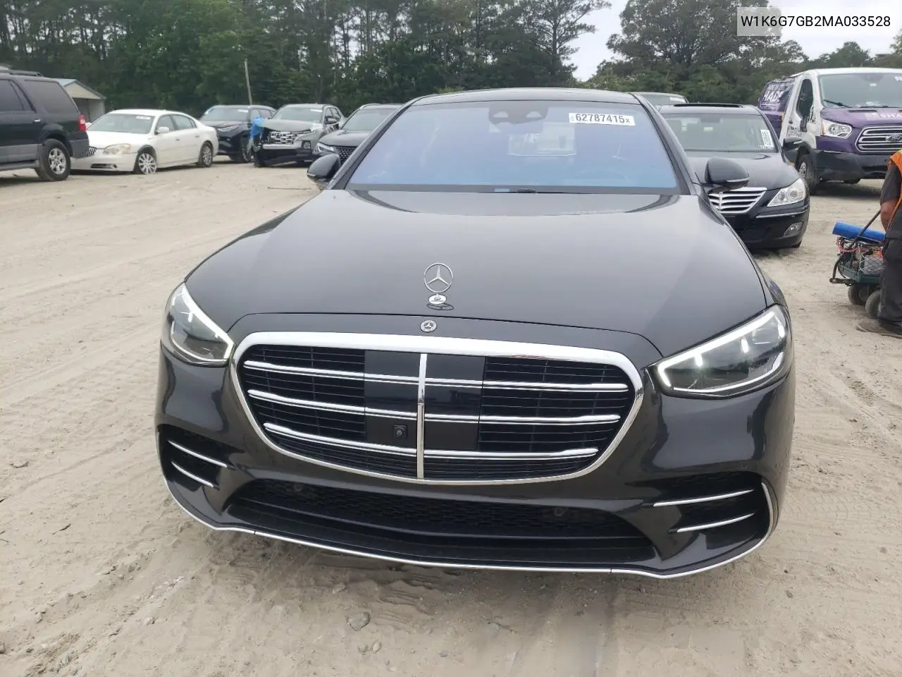 2021 Mercedes-Benz S 580 4Matic VIN: W1K6G7GB2MA033528 Lot: 62787415