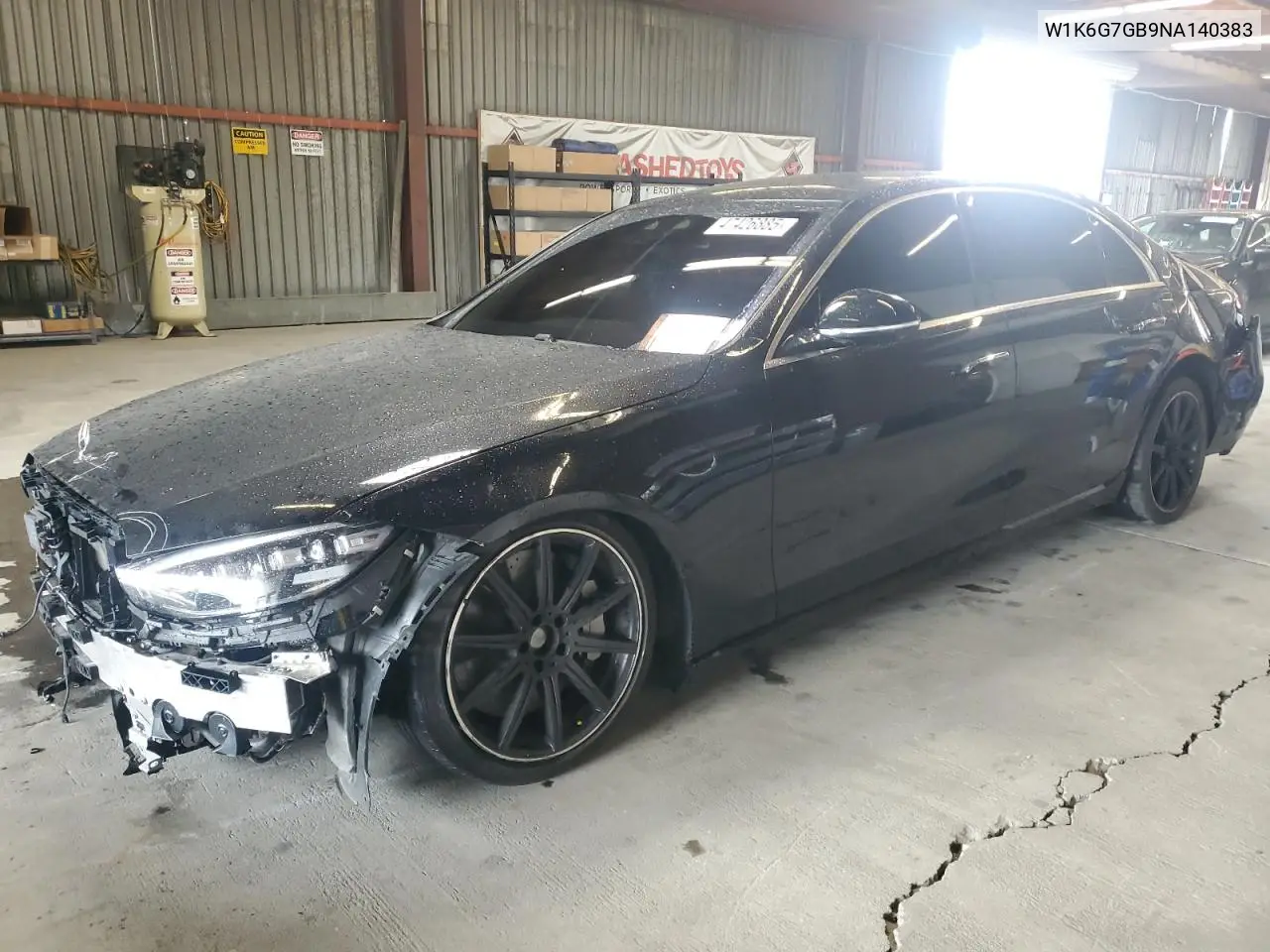 2022 Mercedes-Benz S 580 4Matic VIN: W1K6G7GB9NA140383 Lot: 47426885