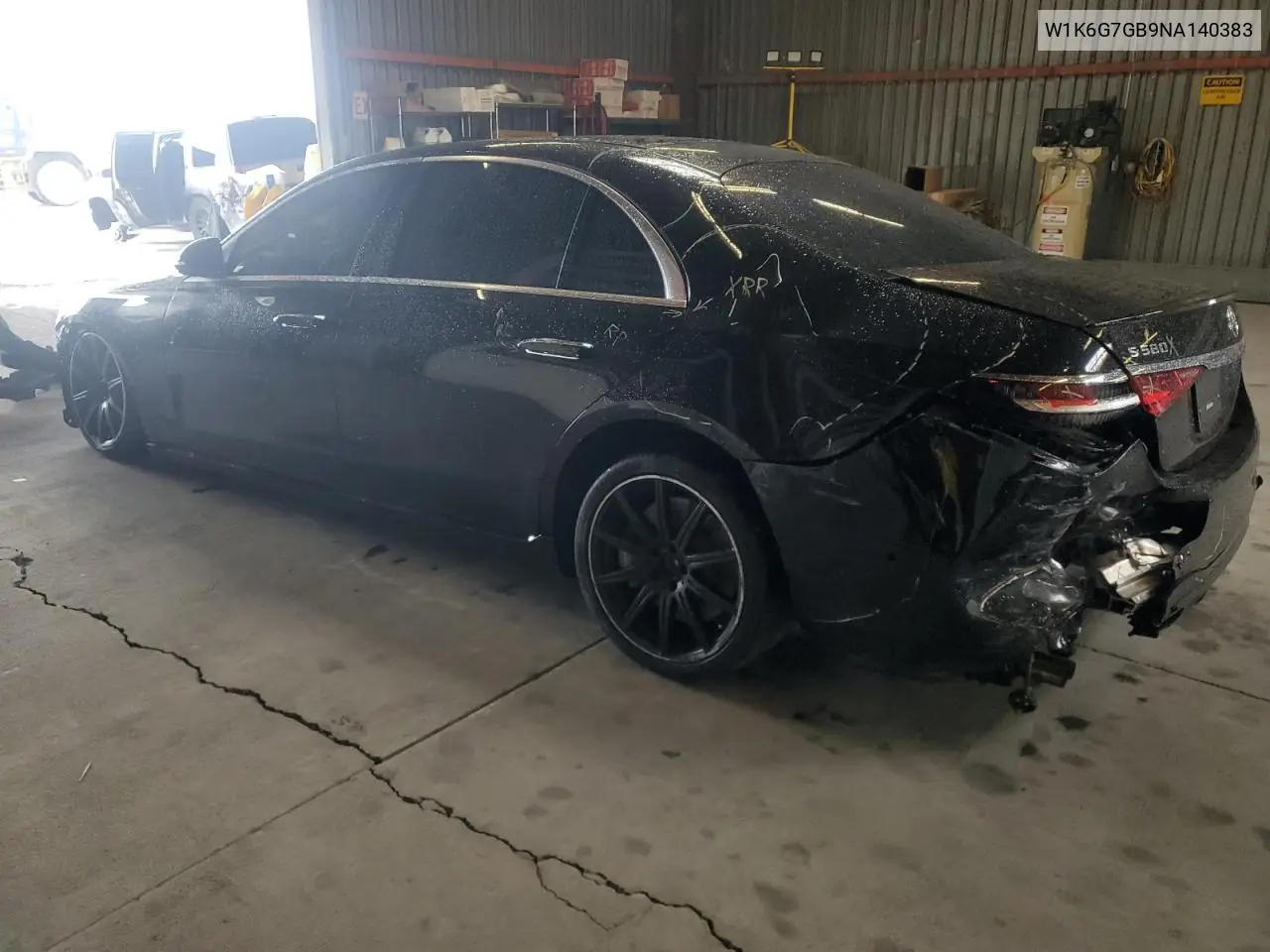 2022 Mercedes-Benz S 580 4Matic VIN: W1K6G7GB9NA140383 Lot: 47426885