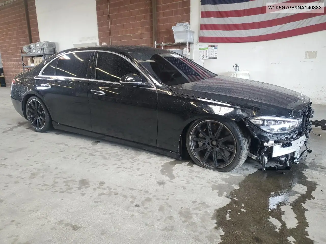 2022 Mercedes-Benz S 580 4Matic VIN: W1K6G7GB9NA140383 Lot: 47426885