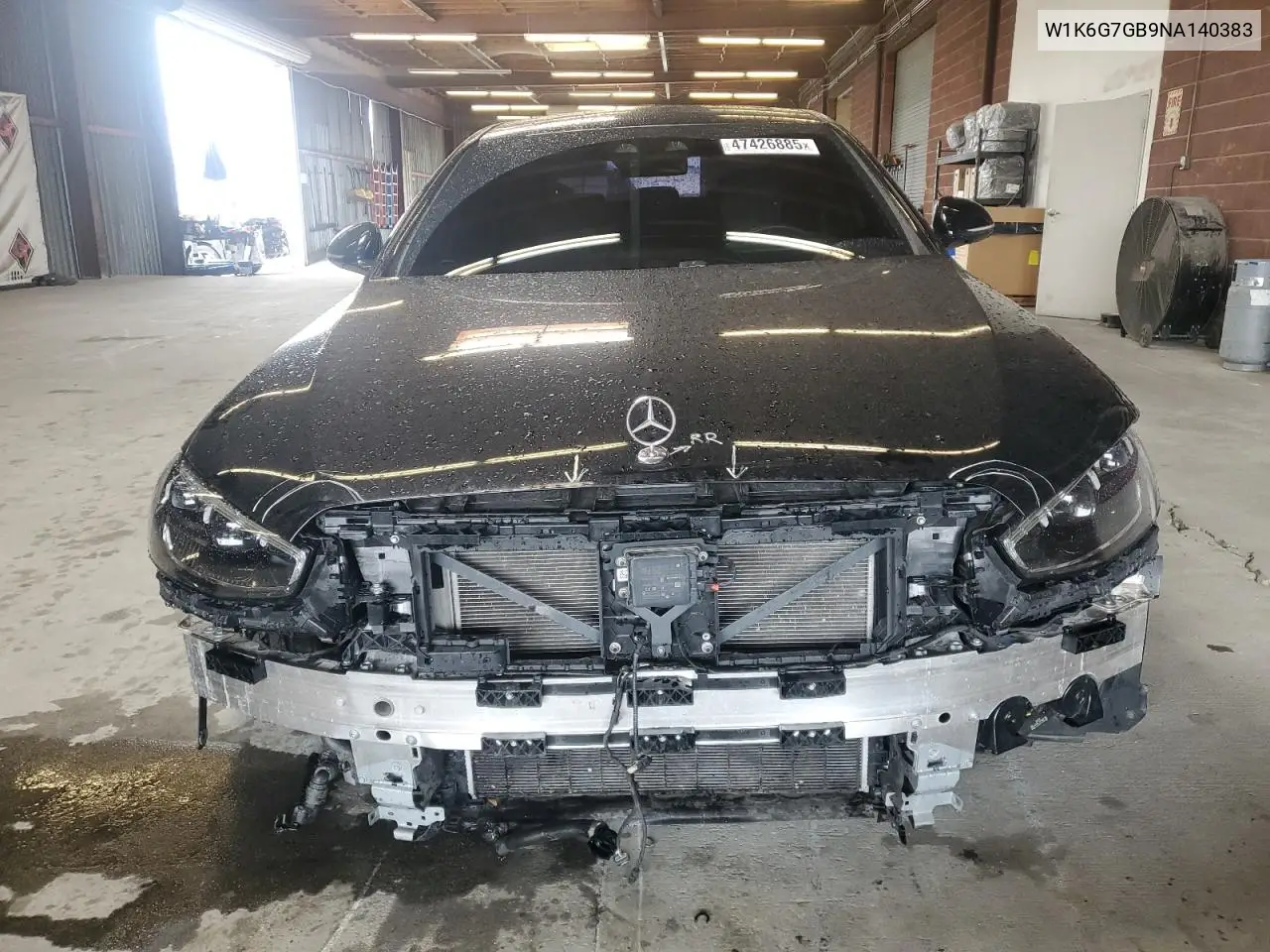 2022 Mercedes-Benz S 580 4Matic VIN: W1K6G7GB9NA140383 Lot: 47426885