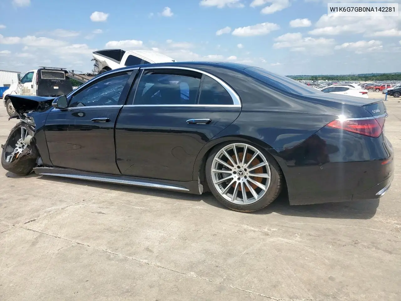 2022 Mercedes-Benz S 580 4Matic VIN: W1K6G7GB0NA142281 Lot: 56173665