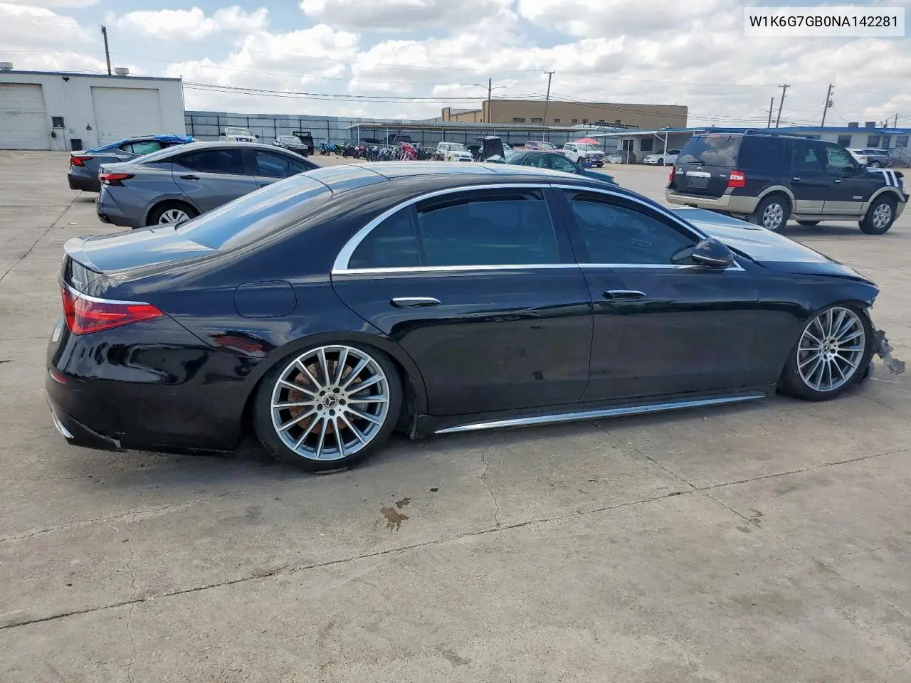 2022 Mercedes-Benz S 580 4Matic VIN: W1K6G7GB0NA142281 Lot: 56173665
