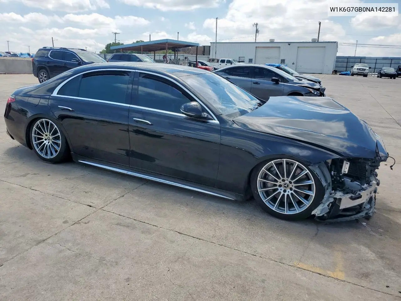 2022 Mercedes-Benz S 580 4Matic VIN: W1K6G7GB0NA142281 Lot: 56173665