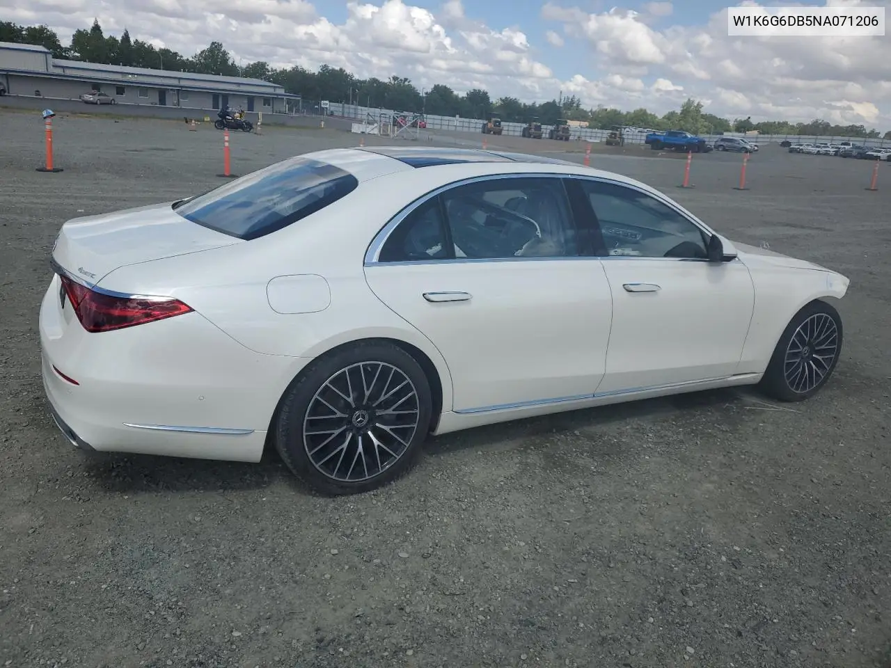 2022 Mercedes-Benz S 500 4Matic VIN: W1K6G6DB5NA071206 Lot: 56855115