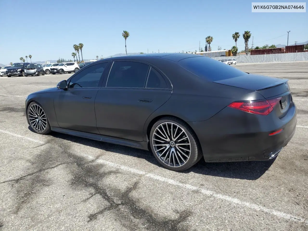 2022 Mercedes-Benz S 580 4Matic VIN: W1K6G7GB2NA074646 Lot: 57130995