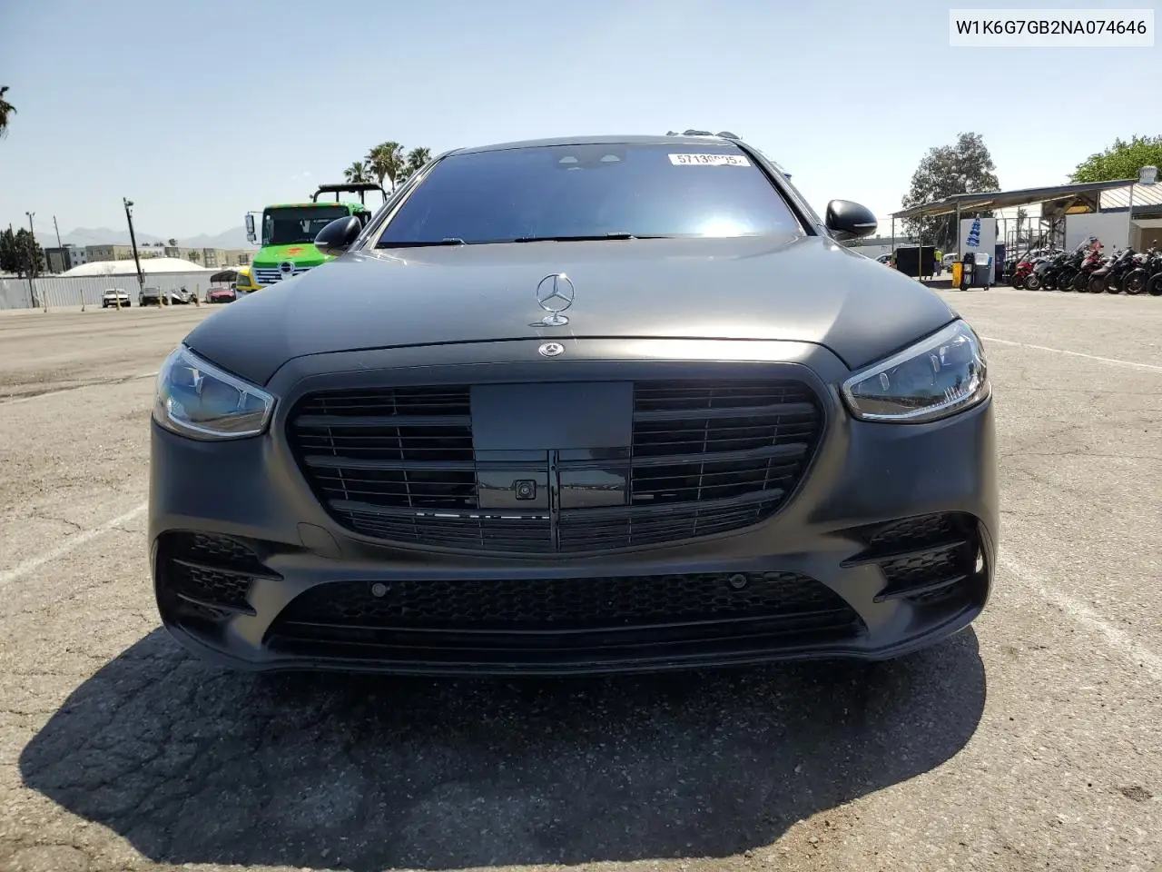 2022 Mercedes-Benz S 580 4Matic VIN: W1K6G7GB2NA074646 Lot: 57130995