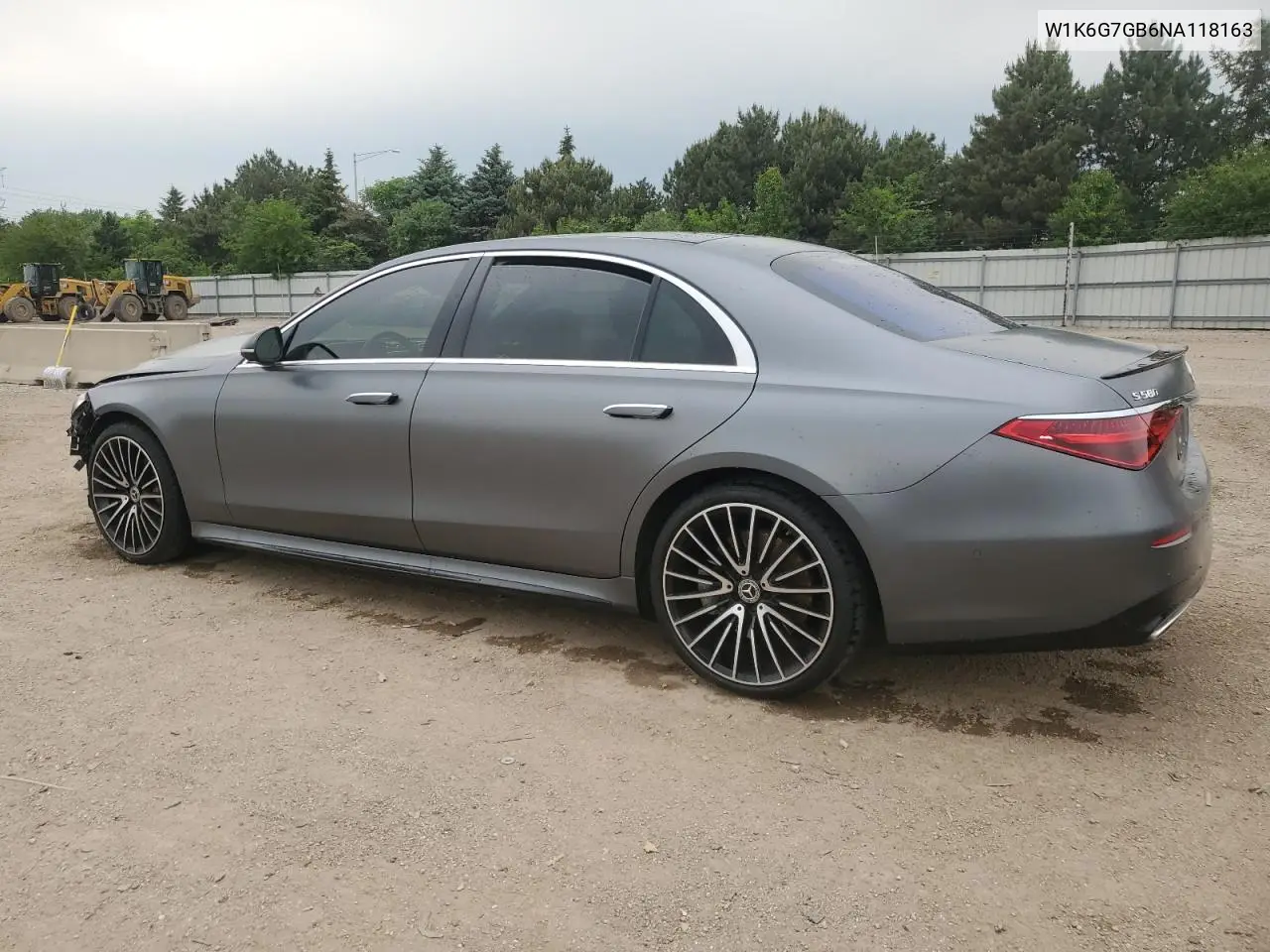 2022 Mercedes-Benz S 580 4Matic VIN: W1K6G7GB6NA118163 Lot: 58772715