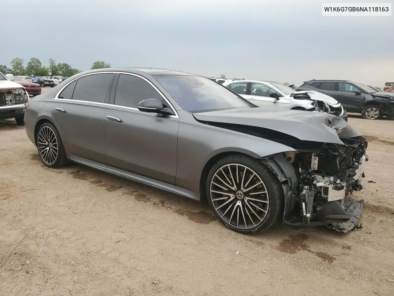 2022 Mercedes-Benz S 580 4Matic VIN: W1K6G7GB6NA118163 Lot: 58772715