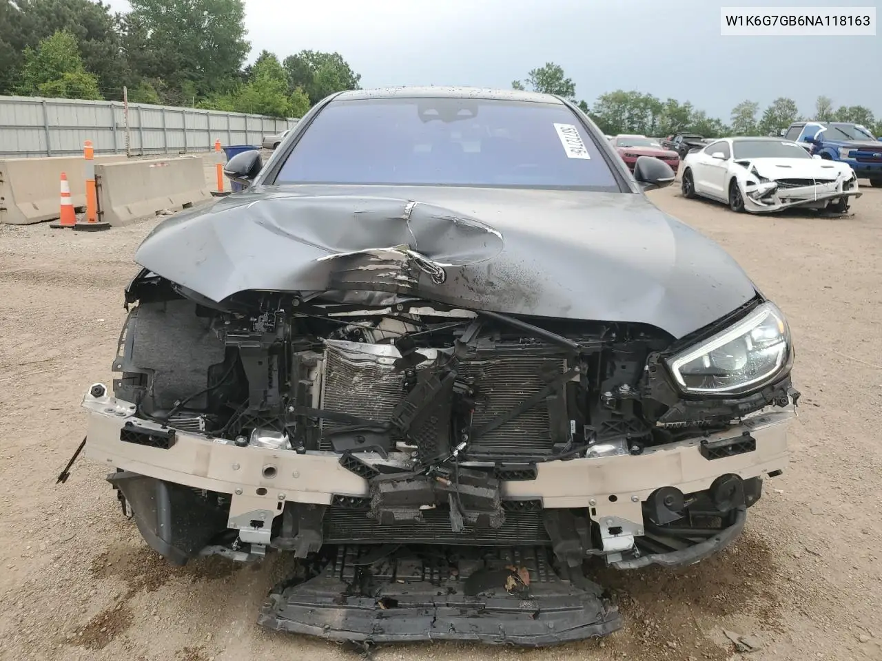 2022 Mercedes-Benz S 580 4Matic VIN: W1K6G7GB6NA118163 Lot: 58772715