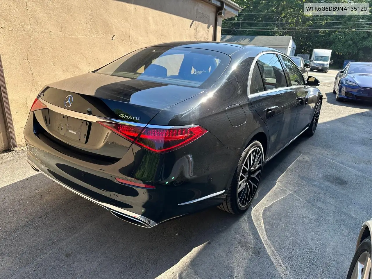 2022 Mercedes-Benz S 500 4Matic VIN: W1K6G6DB9NA135120 Lot: 62720385