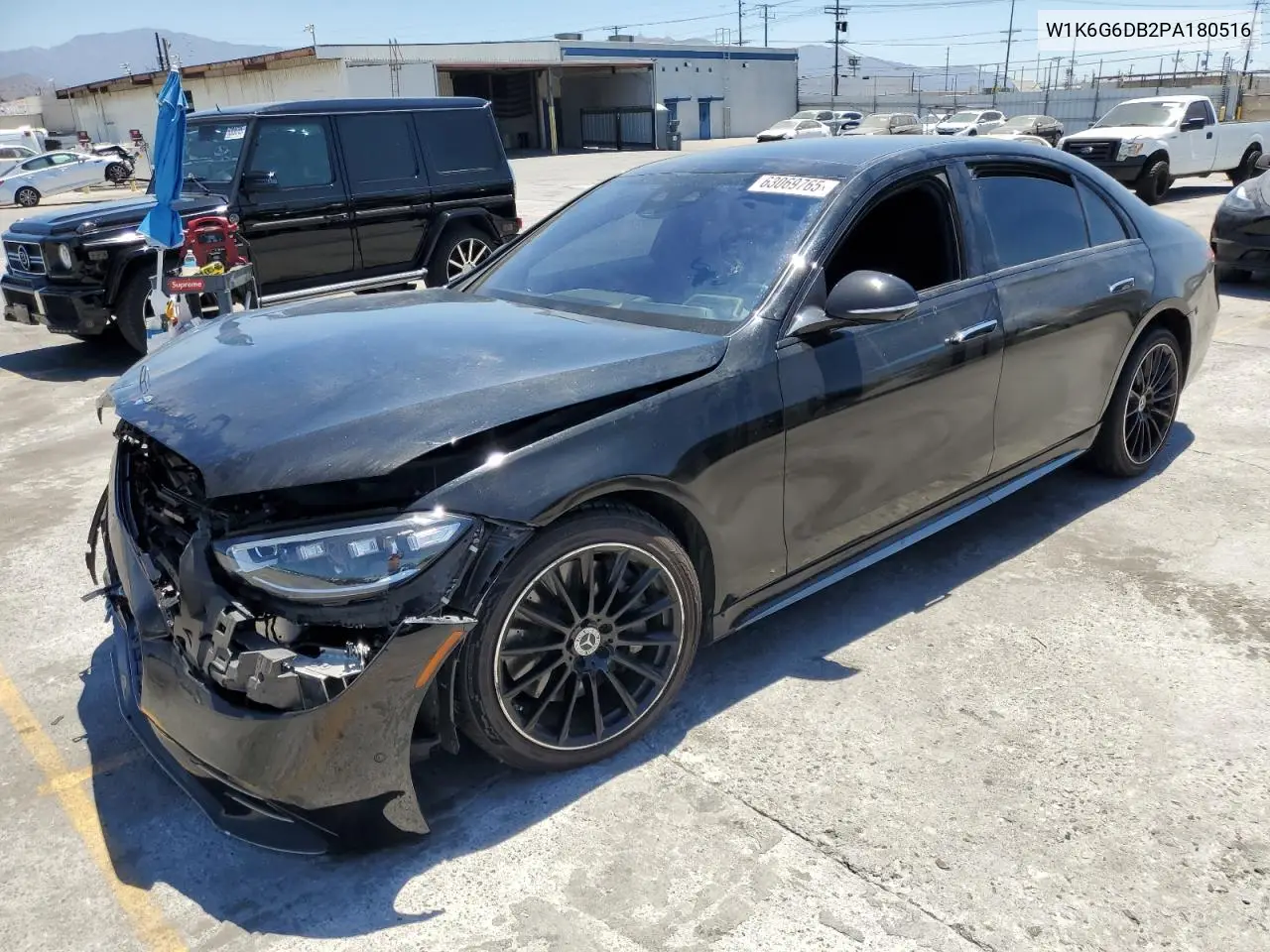 2023 Mercedes-Benz S 500 4Matic VIN: W1K6G6DB2PA180516 Lot: 63069765