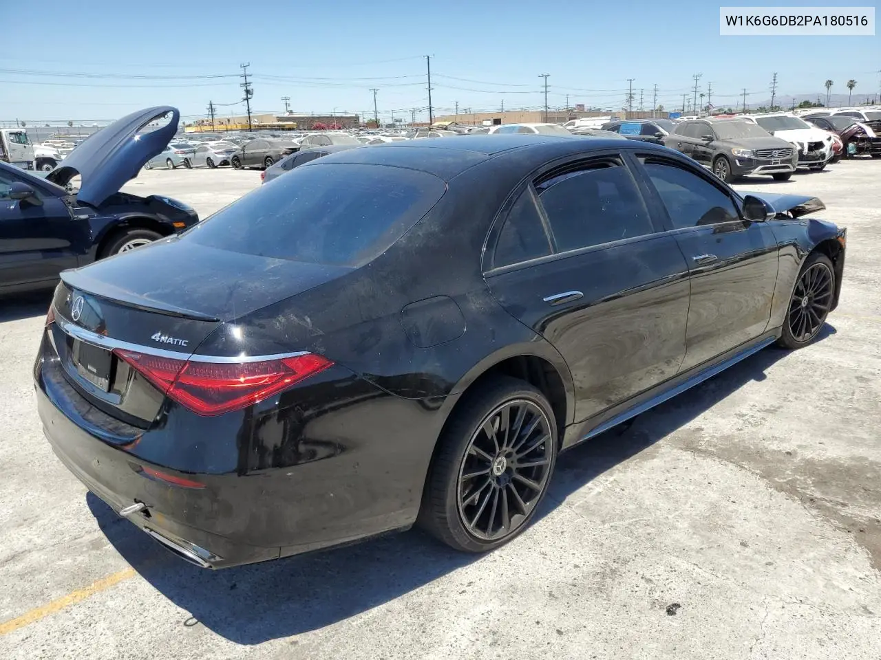 2023 Mercedes-Benz S 500 4Matic VIN: W1K6G6DB2PA180516 Lot: 63069765