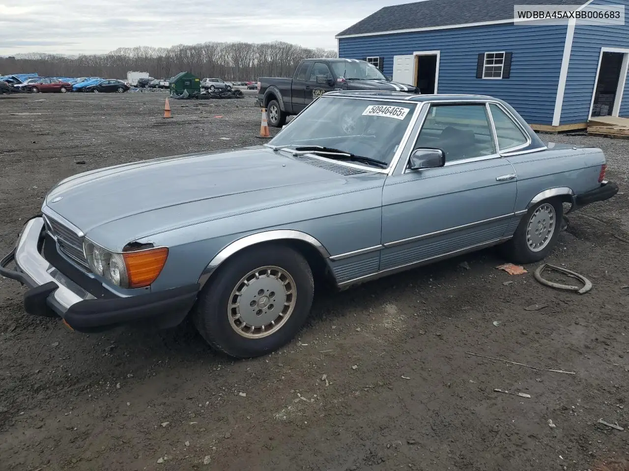 1981 Mercedes-Benz 380 Sl VIN: WDBBA45AXBB006683 Lot: 50946465