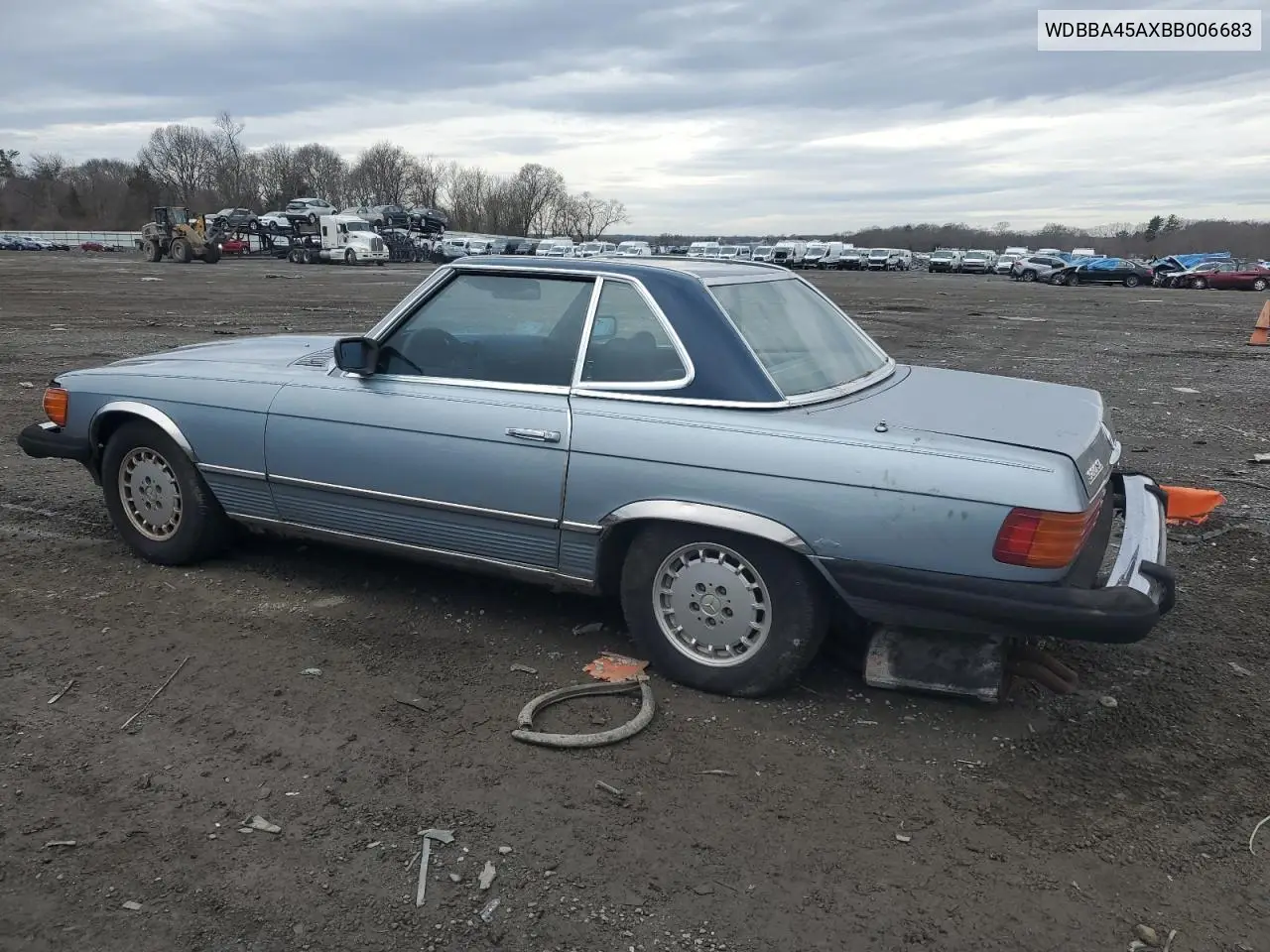1981 Mercedes-Benz 380 Sl VIN: WDBBA45AXBB006683 Lot: 50946465