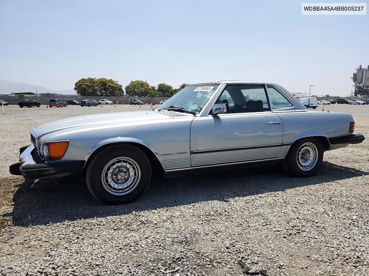 1981 Mercedes-Benz 380 Sl VIN: WDBBA45A4BB005237 Lot: 62766465