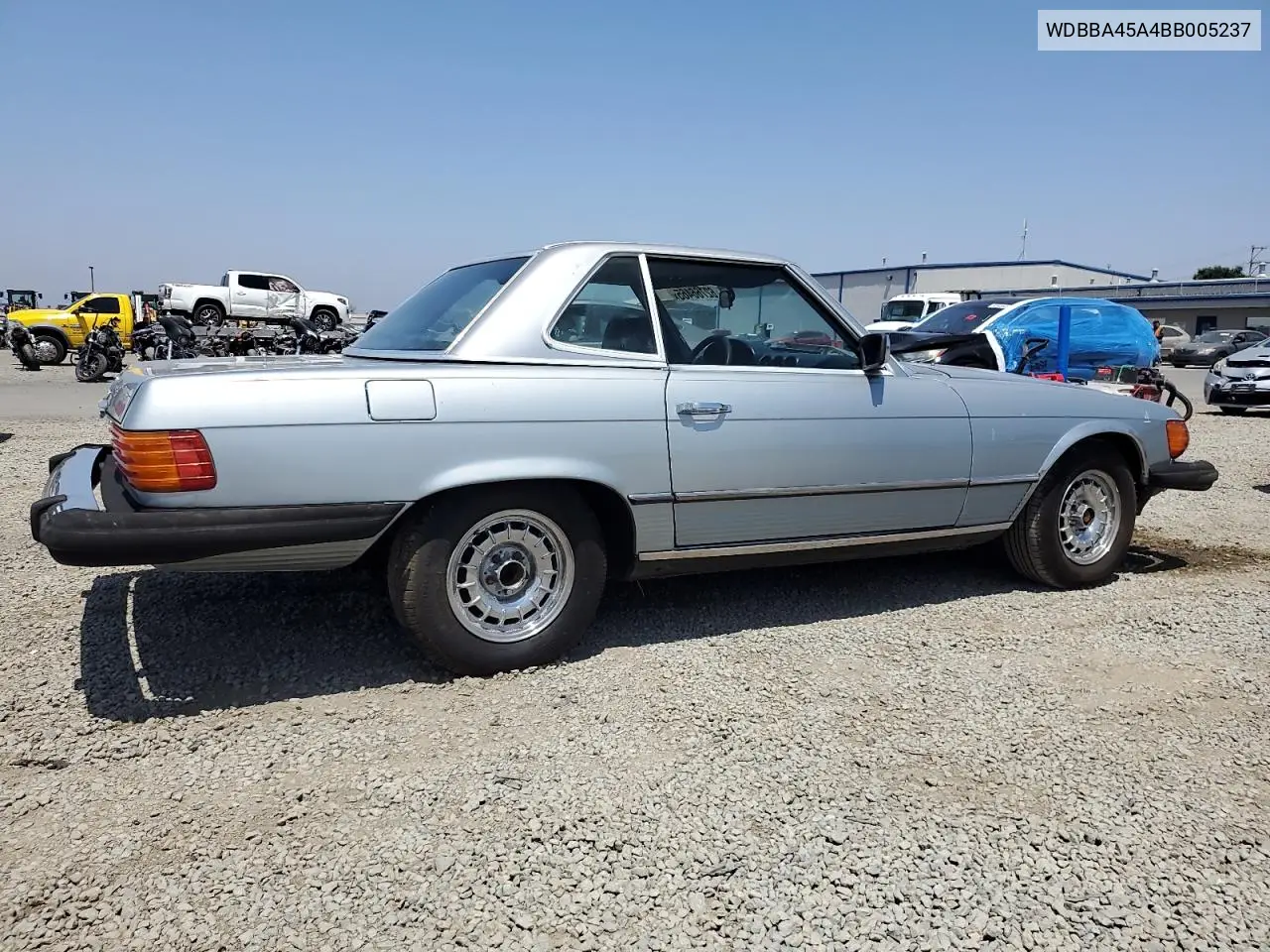 1981 Mercedes-Benz 380 Sl VIN: WDBBA45A4BB005237 Lot: 62766465