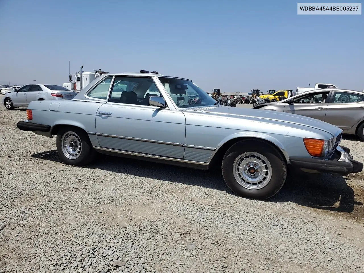 1981 Mercedes-Benz 380 Sl VIN: WDBBA45A4BB005237 Lot: 62766465