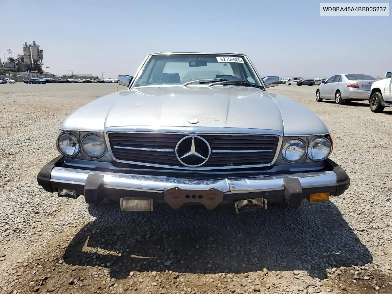 1981 Mercedes-Benz 380 Sl VIN: WDBBA45A4BB005237 Lot: 62766465