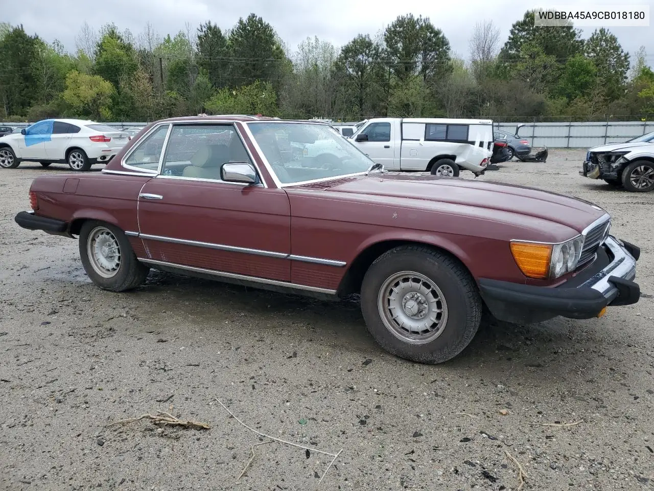 1982 Mercedes-Benz 380 Sl VIN: WDBBA45A9CB018180 Lot: 52850375