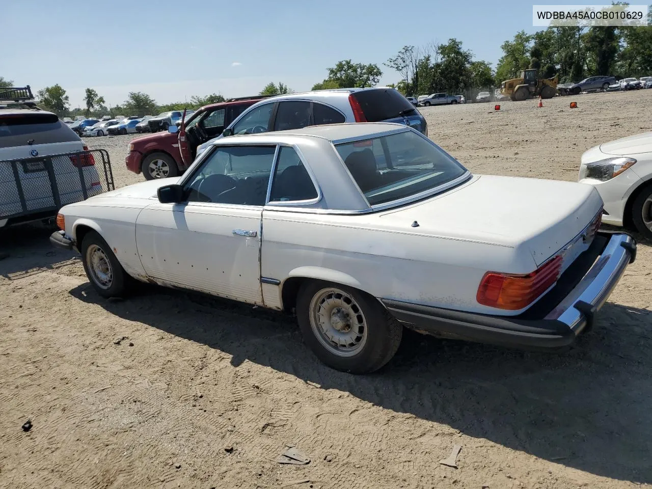 1982 Mercedes-Benz 380 Sl VIN: WDBBA45A0CB010629 Lot: 68948984