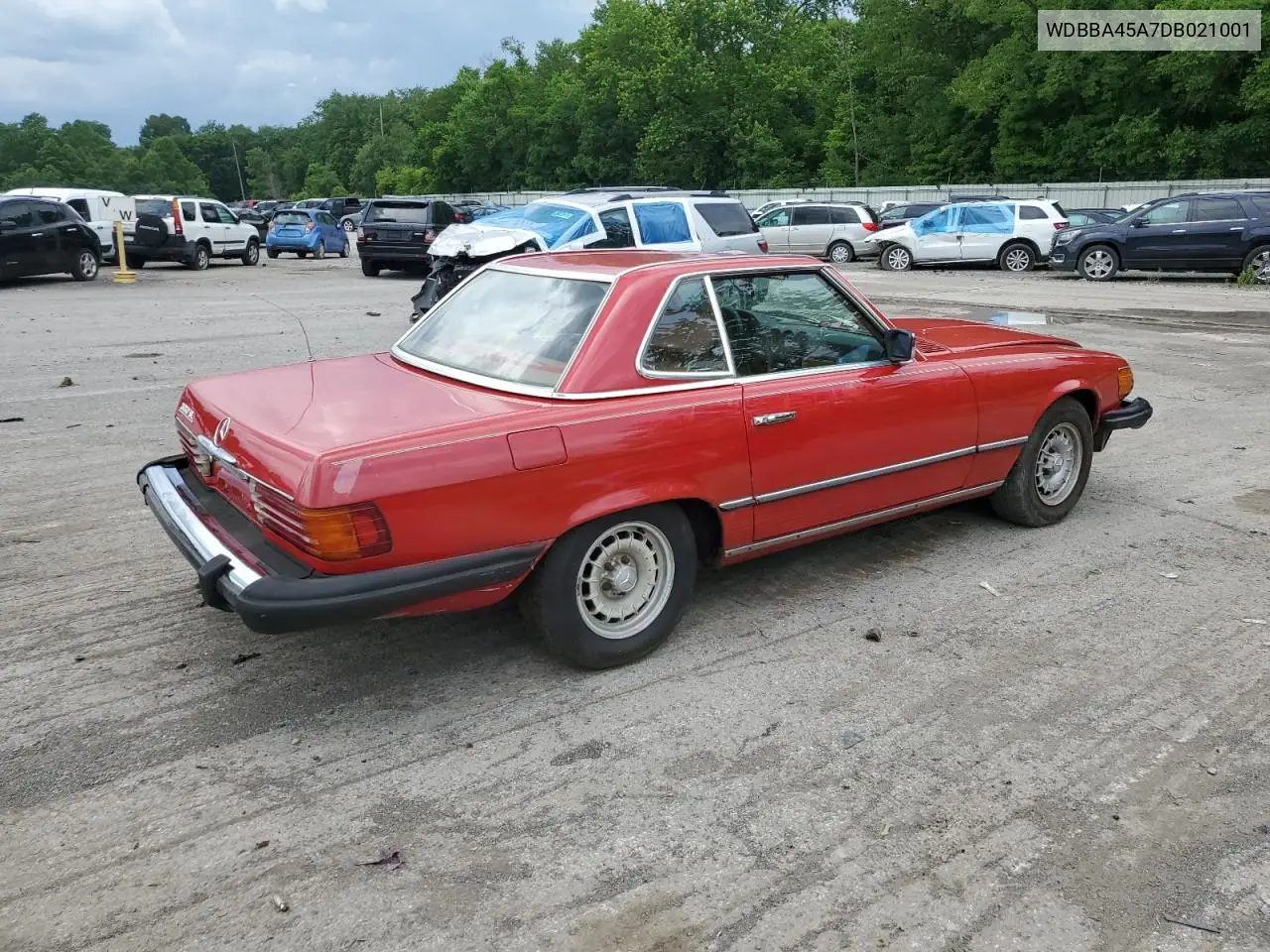 1983 Mercedes-Benz 380 Sl VIN: WDBBA45A7DB021001 Lot: 61952875